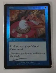 MTG【Foil】ODY のぞき見/Peek 英語