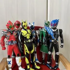 仮面ライダーソフビフィギュア6体セット