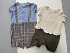 ロンパース　80 半袖　2セット