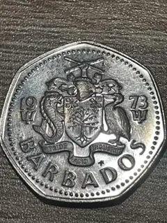 バルバドス1976年 5ドル銀貨/白銅貨 10周年 2枚 アメリカ銀貨 1776-1976年ドル発行200周年記念 銀貨3セット 完未