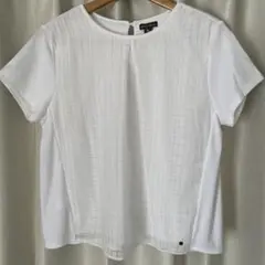 【未使用】エディーバウアー　白Ｔシャツ　レディース　L レース