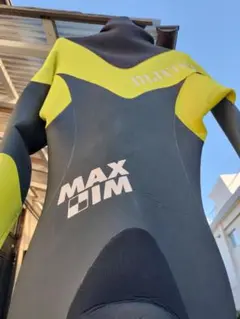 MAXIM ウェットスーツ 黒/黄　5mm