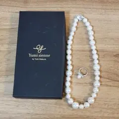 桂由美 ネックレス リング パール 真珠 ユミジェンヌ アクセサリー