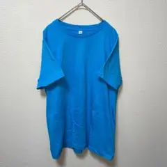 maximum マキシマム　ブルー　コットン　Tシャツ　綿100% Mサイズ