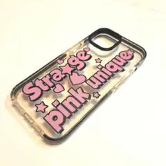 Strange pink unique iPhone14ケース