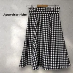 Apuweiser-riche◆ギンガムチェック フレアスカート 【2】