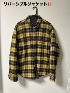リーバイス リバーシブルジャケット チェック キルティング ナイロン