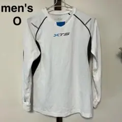 メンズ　長袖　Tシャツ　白　スポーツ　O トレーニング　アンダーシャツ
