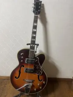 Guyatone エレキギター 黒 セミアコースティック Guyatone エレキギター 黒 セミアコースティック