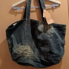 ルートート　デニム トートバッグ