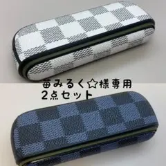 035 iqos イルマ アイコス 用 ケース ドアカバー セット 市松 白 黒