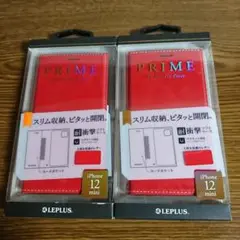 iPhone 12 mini 手帳型ケース ２個セット