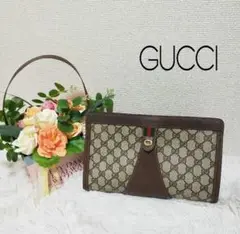 【希少・美品】GUCCI グッチ クラッチバック インターロッキング GG柄