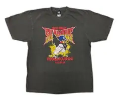 【新品】東京ヤクルトスワローズ　つば九郎　ヴィンテージ風ロックTシャツ　Sサイズ