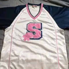 桜丘高校 バスケ ユニフォーム(ピンク) 上のみ 桜丘高校 バスケ部 リバーシブル フリーサイズ - メルカリ