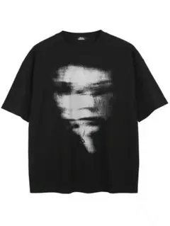 オーバーサイズ ブラック Tシャツ グランジ アメカジ HIPHOP y2k