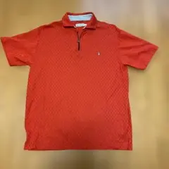 中古Hush Puppies レッド ポロシャツ XLサイズ