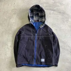 00's vintage マウンテンパーカー カジュアル チェック柄 グランジ