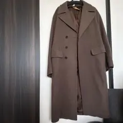 【美品】LIDNM/Super140s OFFICERCOAT チャコール,M LIDNM（リドム）の「Super140s OFFICER COAT（チェスターコート