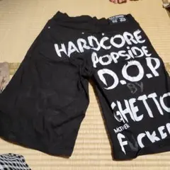 D.O.P DENIM ブラックショートパンツ 08