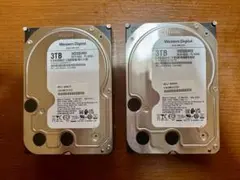 Western Digital 3TB HDD WD30EARX(2セット)