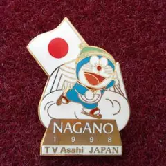 【非売品・新品】2018 平昌オリンピック テレビ朝日 ドラえもん ピンバッジ ドラえもん オリンピックピンバッジ - メルカリ