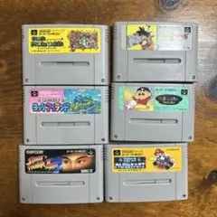 スーパーファミコンソフト6本セット