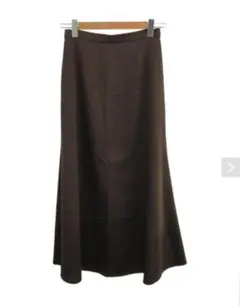 URBANRESEARCH サテンフレアマキシスカート　38