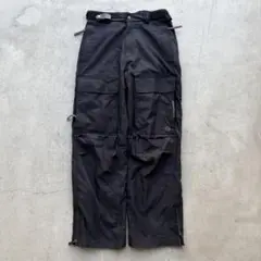 DESCENTE デサント スキー スノーボードパンツ カーゴ 黒 XL メンズ