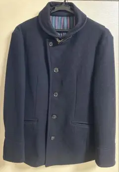 TAKEO KIKUCHI ネイビー ピーコート