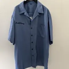 古着　PORT AUTHORITY 半袖シャツ 2XL 青