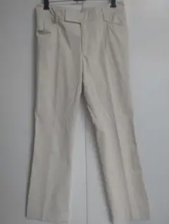 7−idConceptストレートホワイトパンツ 38 フォロー割り引き有り