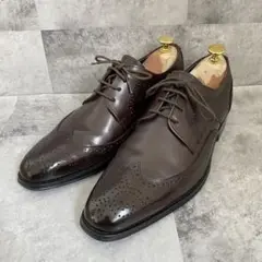 Queen Classico クインクラシコ ウイングチップ ブラウン 25cm