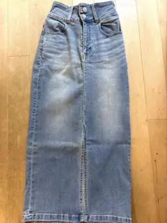 AZULデニムタイトロングスカート
