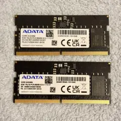 ADATA DDR5 SODIMM 5600 8GB 2枚 16GB