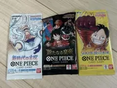 ONE PIECE トレーディングカード 3点セット