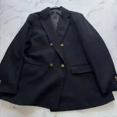 ✨美品✨ UNIQLO 紺ブレダブルブレスト金ボタンXL