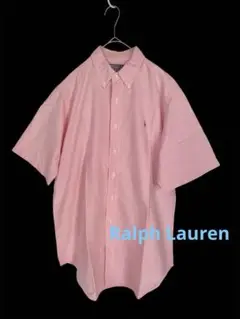美品 Ralph Lauren ラルフローレン MENSシャツ 半袖 L XL