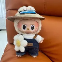 お花　17cm ラブブ　ぬいぐるみの洋服 popmart 娃衣 可愛い　服のみ