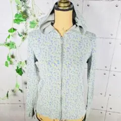 【UNIQLO】ユニクロ 花柄パーカー 総柄 size M
