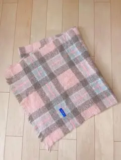 【美品】♡ブルーレーベルクレストブリッジ♡ブランドチェックストール♡