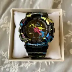 CASIO カシオ baby-G スプラッター・パターン・シリーズ ブラック 黒