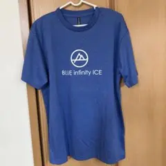 オンヨネ　メンズTシャツ　Ｌサイズ BLUE INFINITY ICE