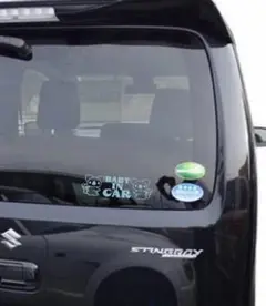 baby in car カッティング　コアラ　外部用