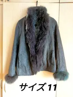 (サイズ11)Gabardine K.T ファーコート ギャバジンケーティー