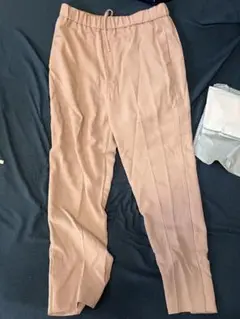 24. アンフィーロ　UNFILO XL ピンク スラックス パンツ
