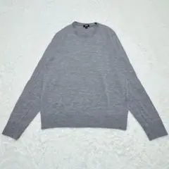UNIQLO　ユニクロ　エクストラファインメリノクルーネックセーター　M　グレー