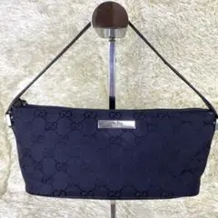 【美品】 GUCCI グッチ アクセサリーポーチ ミニバッグ GGキャンバス