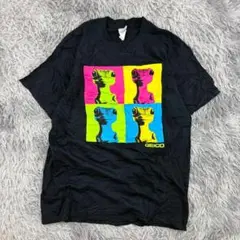 GILDAN GEICOアメリカンポップアートTシャツ/ビッグプリント