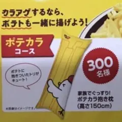 オレアイダ　ポテカラ　ビッグ　BIG クッション　抱き枕